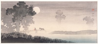 Paysage brumeux au clair de lune, 1895-1910 - Uehara Konen